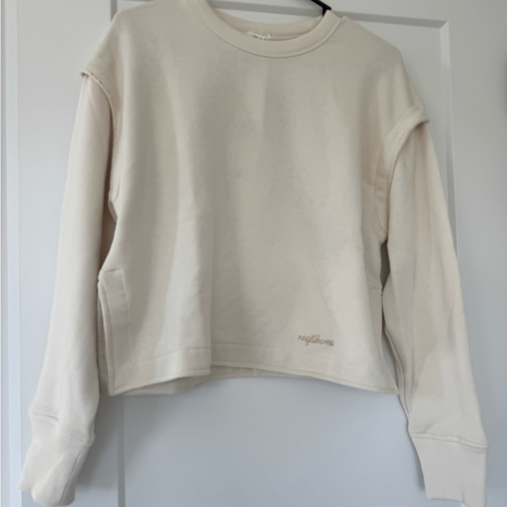 Rag & Bone Cream Sweatshirt
